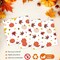 40 Pcs Thanksgiving Paper Plates(Multicolor)9 x 9 x 0.2 inches